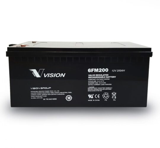 vision 12v 200ah kuru tip akü vision 6fm 200