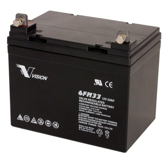 vision 12v 33ah kuru tip akü 6fm33