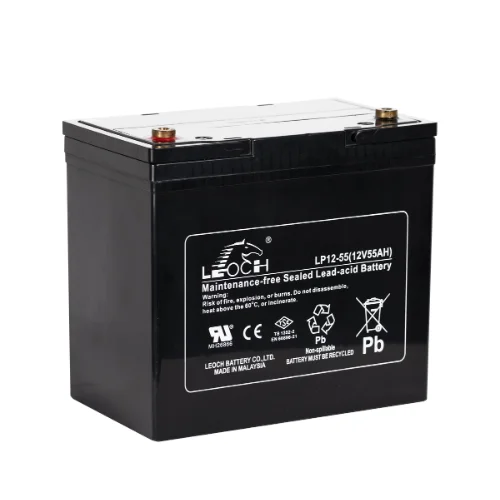 LEOCH 12V 55AH KURU TİP AKÜ - LP12-55
