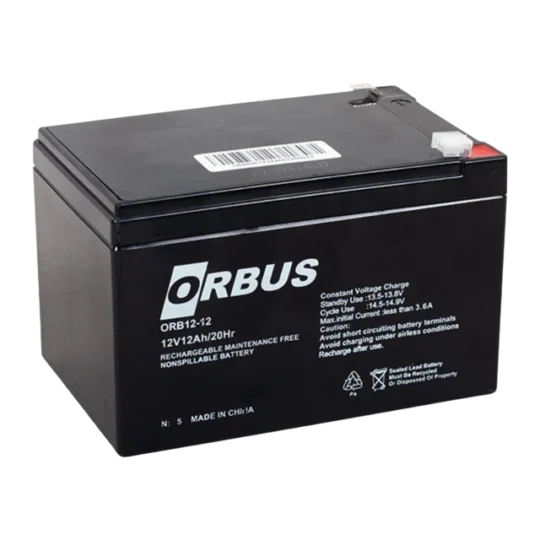 Orbus 12 volt 12 amper akü orb12-12