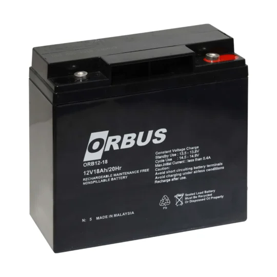 Orbus 12V 18Ah Kuru Tip Akü