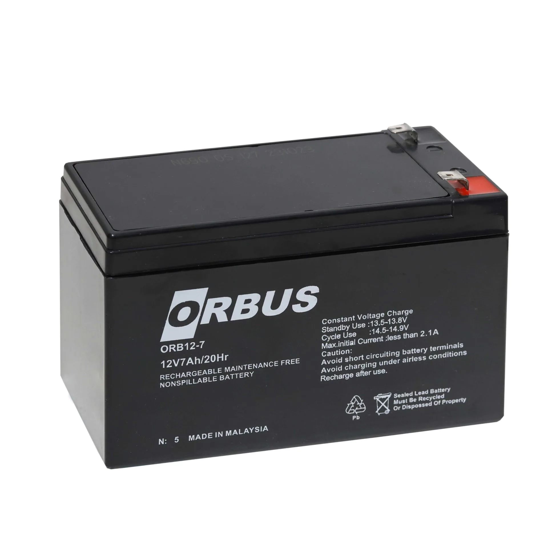 Orbus 12V 7Ah Akü - Orb12-7