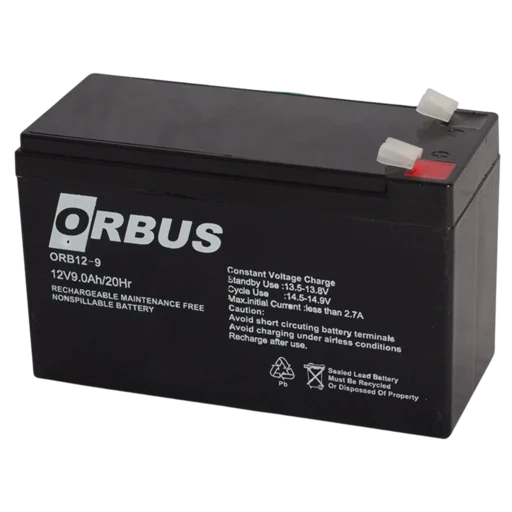 Orbus 12 volt 9 Amper akü Orb12-9