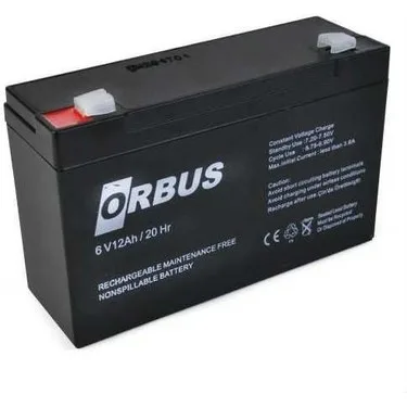 Orbus 6V 12Ah Akü