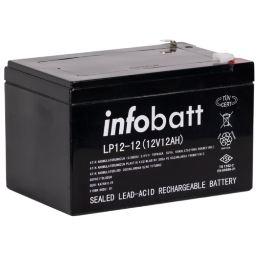 İnfobatt 12V 12Ah Akü