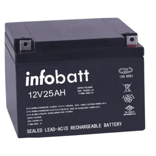 İnfobatt 12V 25Ah Akü