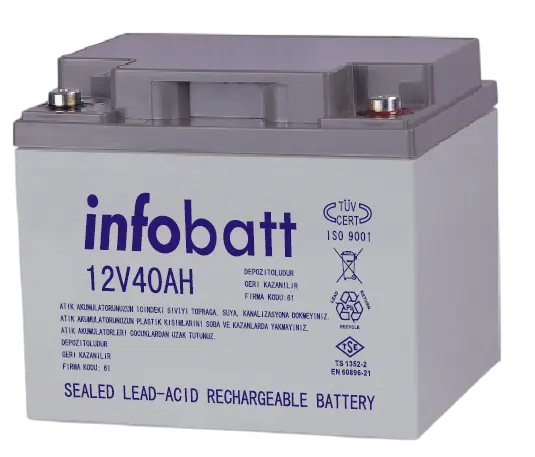İnfobatt 12V 40Ah Akü