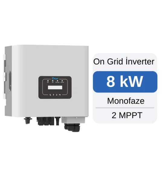 Deye 8KW Monofaze On Grid İnverter SUN-8K-G02P1-EU-AM2
