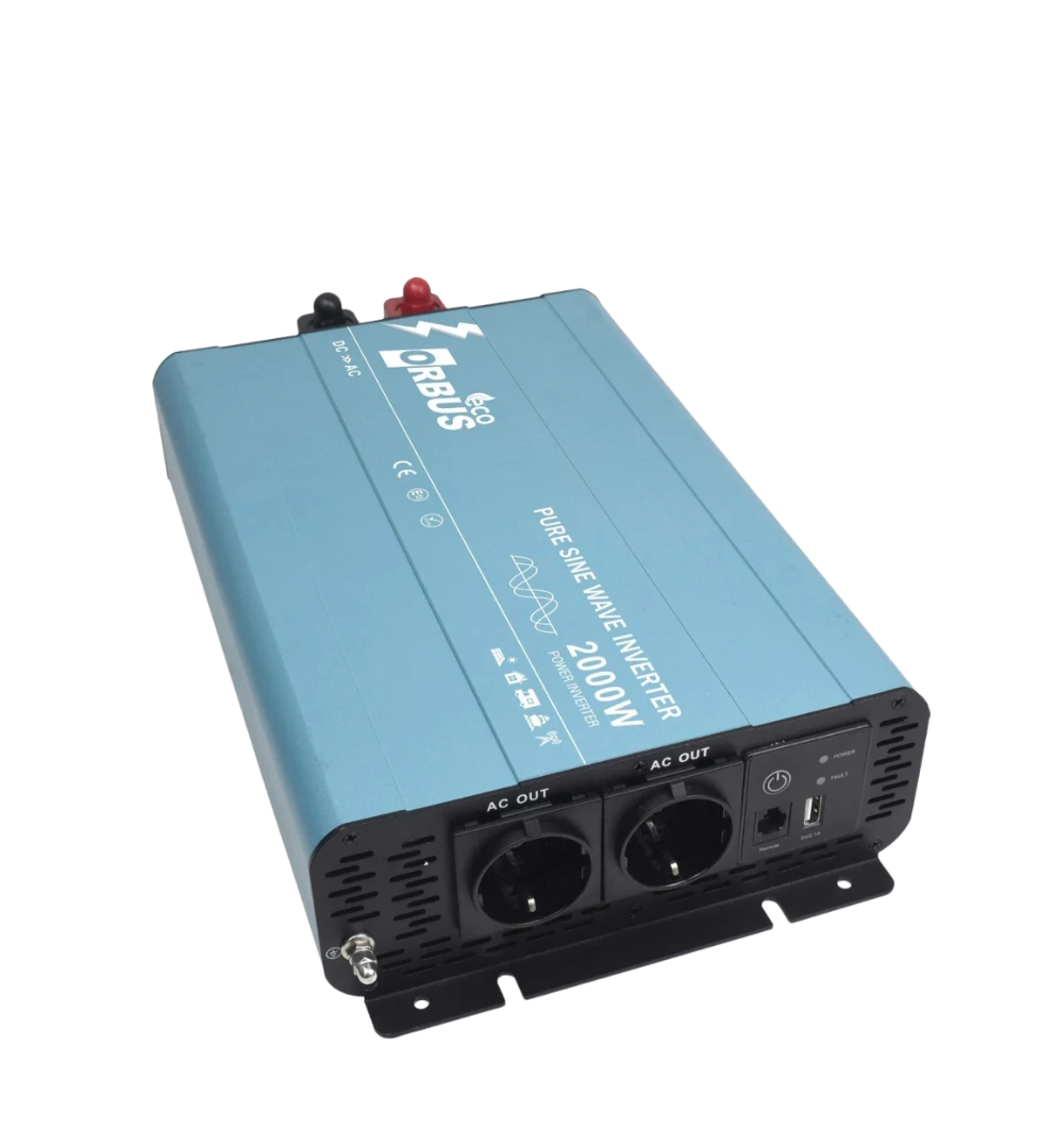 12V 2000W Tam Sinüs İnverter - Orbus Eco OTSE2000W