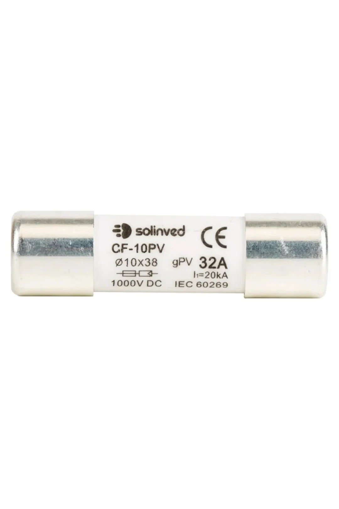 32A SOLAR PV 1000 VDC 10x38 SİGORTA - SOLİNVED