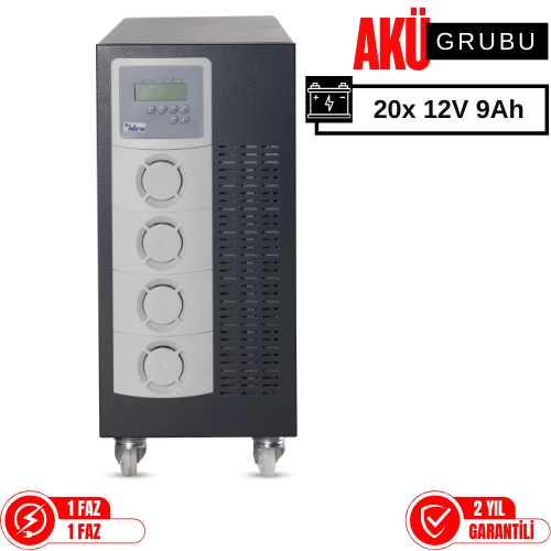 İnform Flexipower 10 kVA Online UPS 20x 12V 9Ah Akü